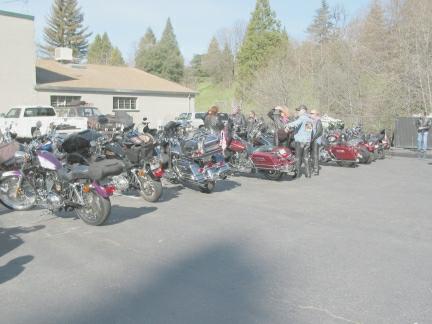 Newbie Ride 2005 at the shop