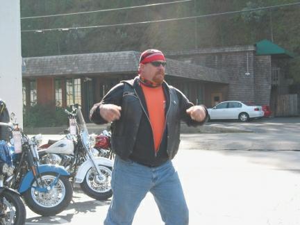 Curt at newbie ride 2005
